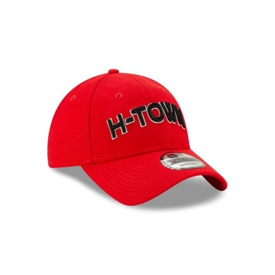 White Houston Rockets Hat - New Era NBA 2019 NBA Authentics City Series 9TWENTY Adjustable Caps USA1408623